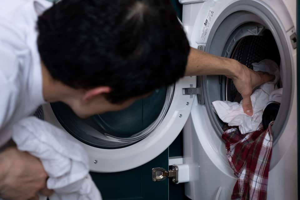 Doing laundry