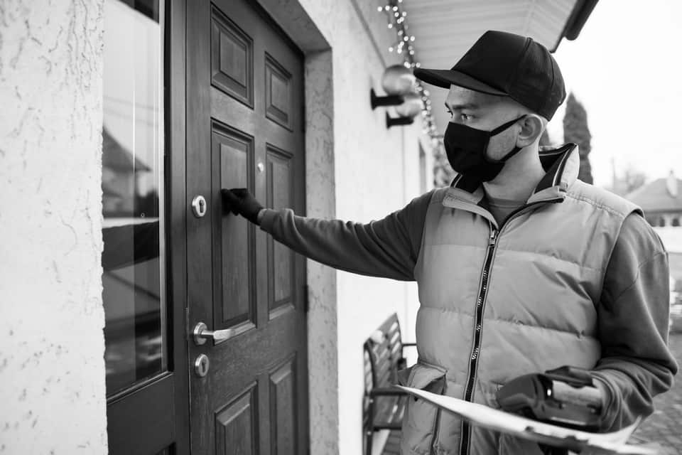 Someone entering without knocking